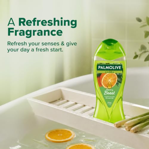 Palmolive Aroma Morning Tonic Shower Gel 250ml - Refreshing Body Wash for Relaxation
