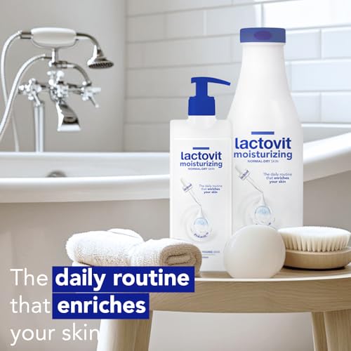 Lactovit Moisturizing Body Wash - Hydrating Shower Gel (3 x 20.29 oz)