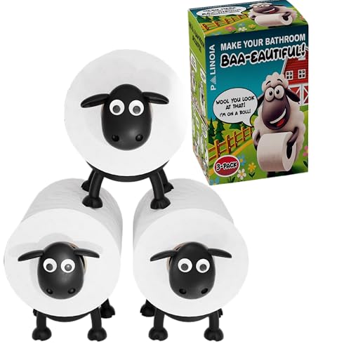 Whimsical Black Sheep Toilet Paper Holder – Fun Bathroom Decor