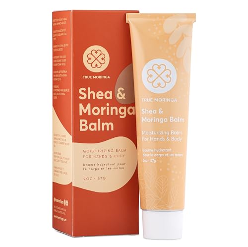 True Moringa Shea & Moringa Balm - Intensive Hydrating Skin Cream, 2oz