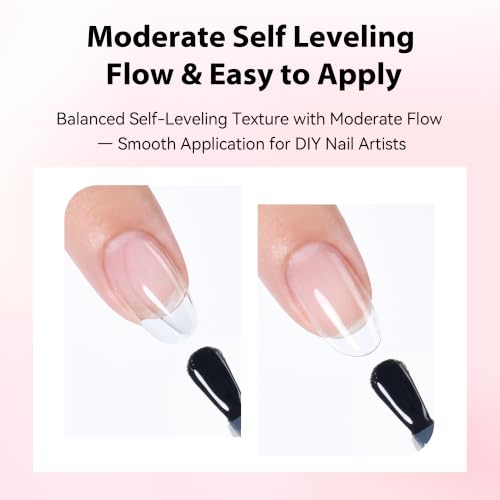 Makartt 8-in-1 Clear Gel Builder for Nails - 15ML UV Nail Strengthener