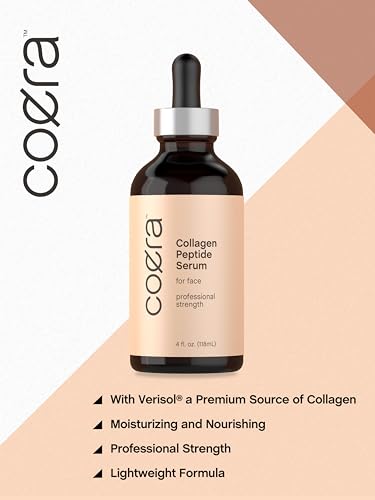 Coera Collagen Peptides Serum for Face 4 fl oz with Verisol