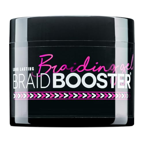 Style Factor Braid Booster Braiding Gel - Strong Hold Hair Gel, 7.25 oz