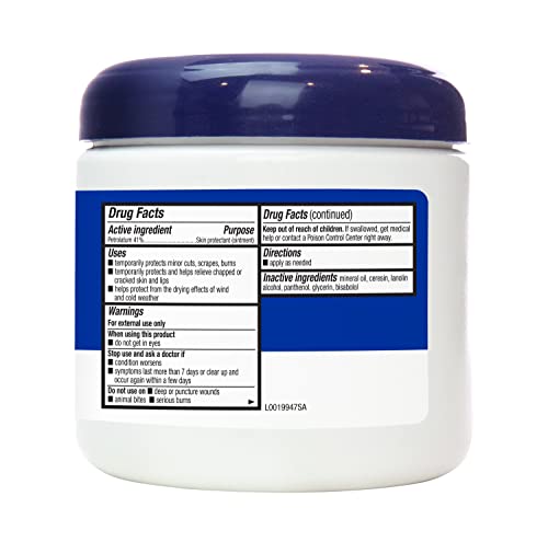 Amazon Basics Healing Ointment & Skin Protectant 14 oz – Fragrance-Free, 1-Pack