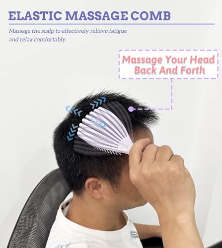 Curly Hair Scalp Massage Comb - Soft & Ergonomic Hair Care Tool
