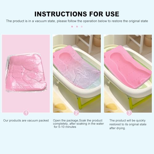 Hallo Soft Bath Sponge - Thick, Breathable & Quick-Drying (Pink)