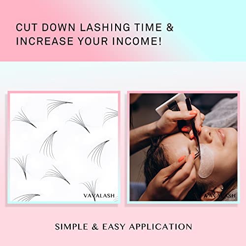 VAVALASH 14D Premade Volume Lash Fans - 600 Loose Fans 0.05 D Curl Mixed