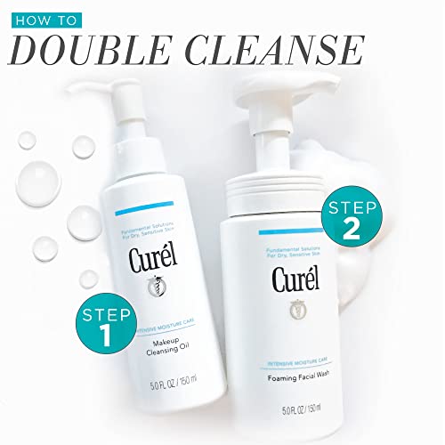 Curel Makeup Cleansing Oil for Dry Sensitive Skin, 5 fl oz
