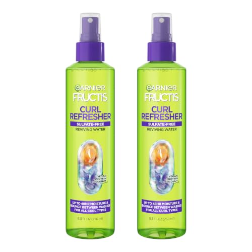 Garnier Fructis Curl Refresher Reviving Water Spray - 8.5 Fl Oz, 2 Count