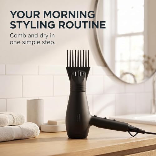 Universal Hair Dryer Comb Attachment for Straightening & Detangling