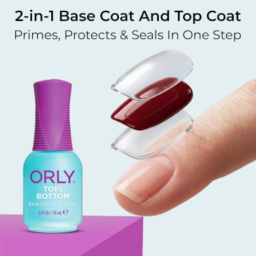 Orly Top 2 Bottom Two-in-One Base & Top Coat - 18ml