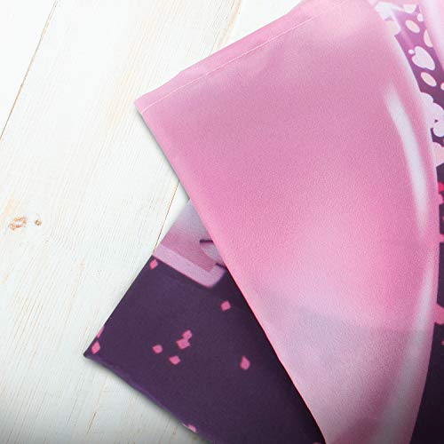 86th Birthday Banner Backdrop - Pink Purple Gold 4x6ft Party Decor