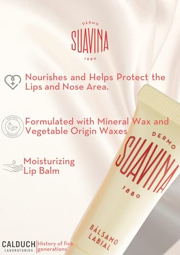 Suavina Hydrating Lip Balm for Extreme Dry Cracked Lips