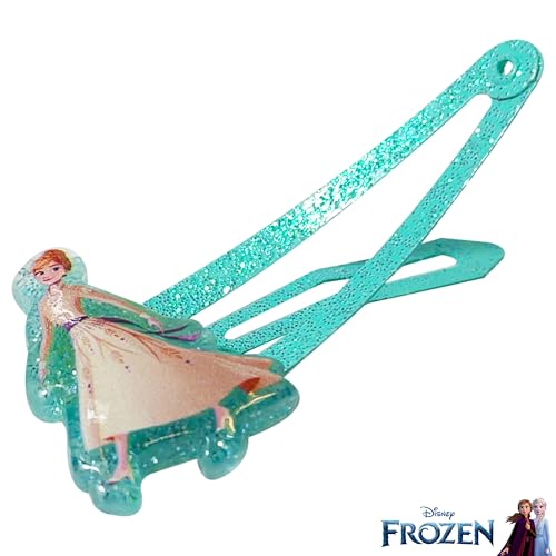 Disney Frozen Hair Clips for Girls - LUV HER 8-Pack Snap Clips for Ages 3+