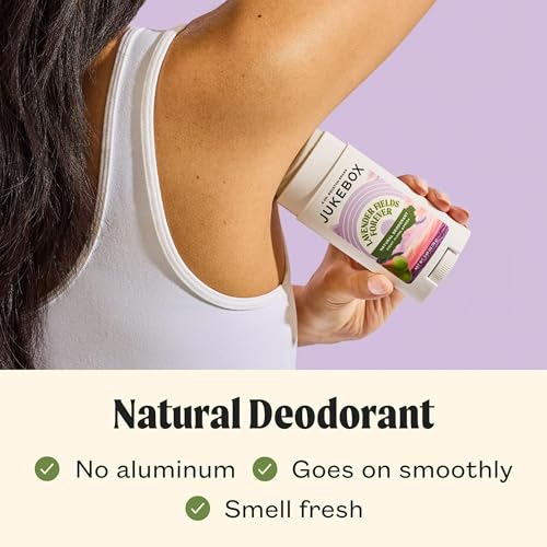 Jukebox Natural Women’s Deodorant, Lavender Fields, Aluminum-Free (2-Pack)