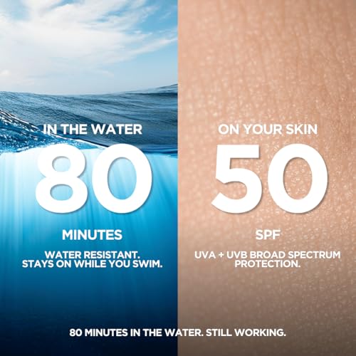 Surface SPF 50 Sunscreen Spray for Body, Unscented, 6oz - Water Resistant & Reef Friendly