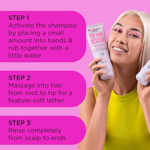 Noughty Moisture Boost Shampoo for Dry Hair, Sulfate-Free, 8.45 fl oz