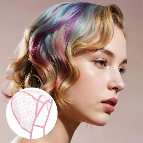 Yampahpa Hair Highlighting Kit with Caps and Hooks - 12 pcs