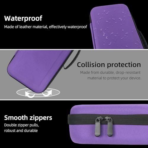 Purple Hard Travel Case for Dyson Airstrait Straightener
