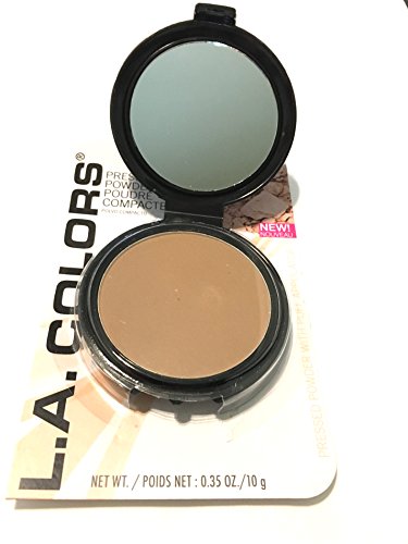 L.A. COLORS Tan Pressed Face Powder with Applicator - Flawless, Long-Lasting Makeup
