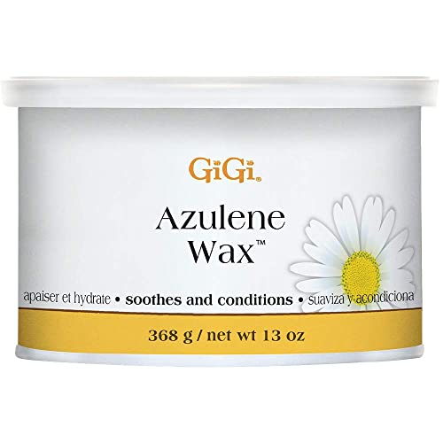 GiGi Azulene Soft Wax for Hair Removal - 13 oz Full Body, Sensitive Skin