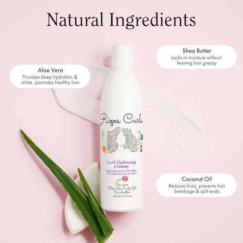 Rizos Curls Curl Defining Cream for Wavy, Curly & Coily Hair - Curl Cream