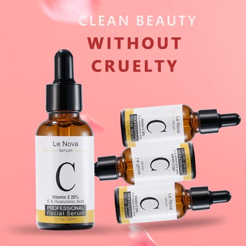 Le Nova Vitamin C Serum for Face – Brightening, Anti-Aging, Hydrating
