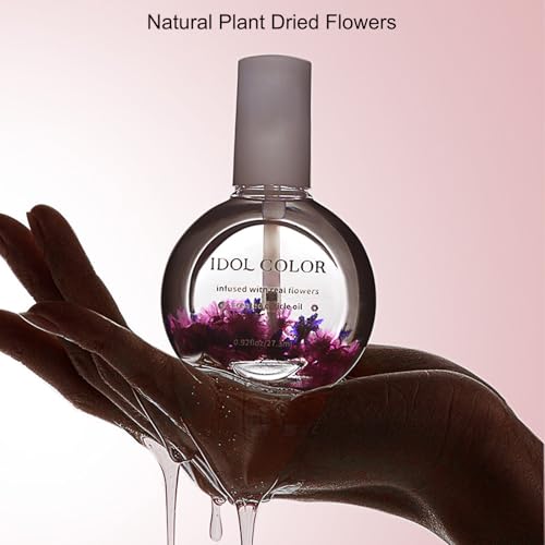 Flowery Scented Cuticle Oil, Infused with Real Flowers, Revitalize