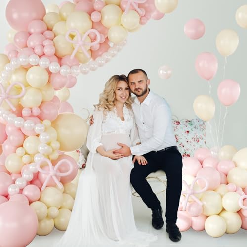 CROSSFINGERS Pastel Balloon Arch Garland Kit for Parties