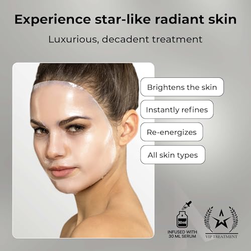 STARSKIN Bio-Cellulose Diamond Face Mask - Brightening Korean Sheet Mask