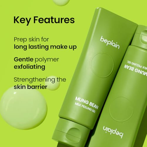 beplain Mung Bean Milk Peeling Gel - Gentle Exfoliator for Sensitive Skin
