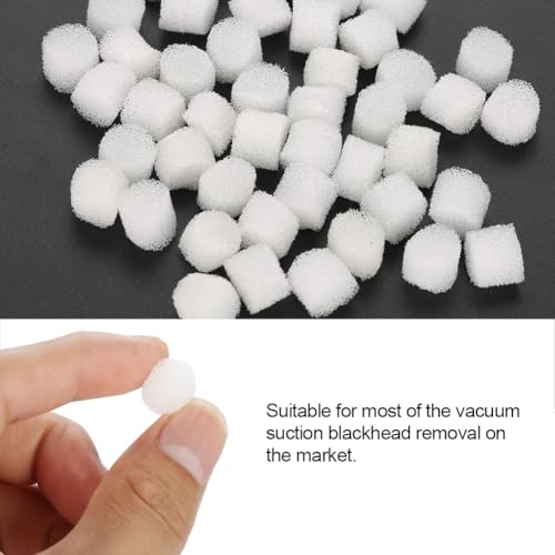 Nikou 150pcs Replacement Filter Sponge for Blackhead Vacuum Pore Cleanser