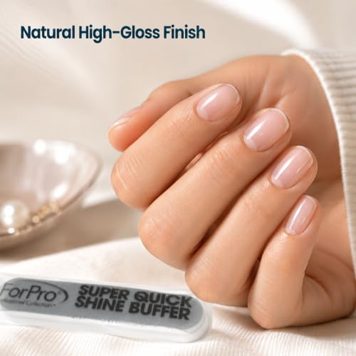 ForPro Super Quick Shine 2-Way Nail Buffer Set, 25 Count, Manicure & Pedicure Tool