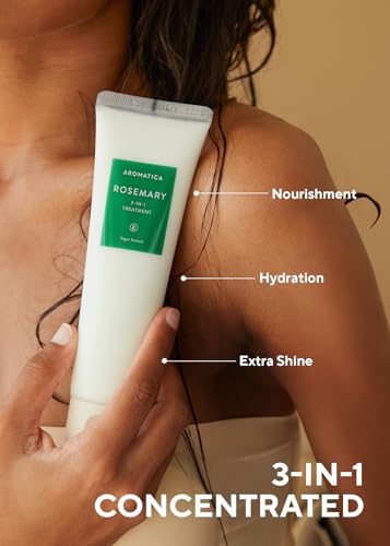 AROMATICA Rosemary 3-in-1 Hair Treatment Mask for Dry & Damaged Hair