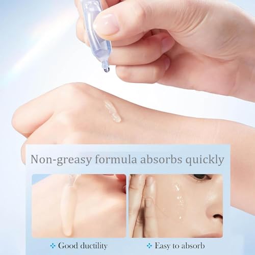 Tropame 3% Hyaluronic Acid Serum Vials | Ultra Hydrating Face Moisturizer for Dry Skin, 30 Single-Use Tubes