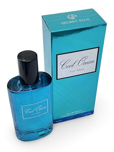 Secret Plus Cool Ocean Eau de Parfum for Men, 3.4 Fl Oz Fragrance