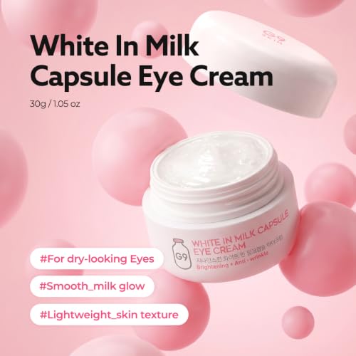 G9SKIN White In Milk Capsule Eye Cream for Dark Circles - 30g