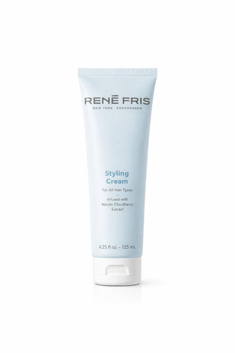 RENÉ FRIS Styling Cream – Lightweight Hair Cream for Definition & Frizz Control – Soft Hold Leave-In Finishing Cream – For Women & Men – 4.25 oz
