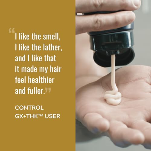 Just for Men Control GX + THK Thickening Shampoo & Conditioner for Grey Reduction, 4 oz - Hair Cleaner Conditioner