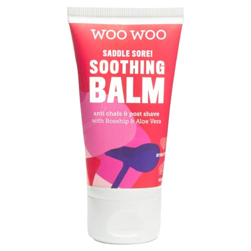 WOOWOO Saddle Sore Soothing Balm - Vegan Anti-Chafing Balm with Rosehip Oil & Aloe Vera | 50ml