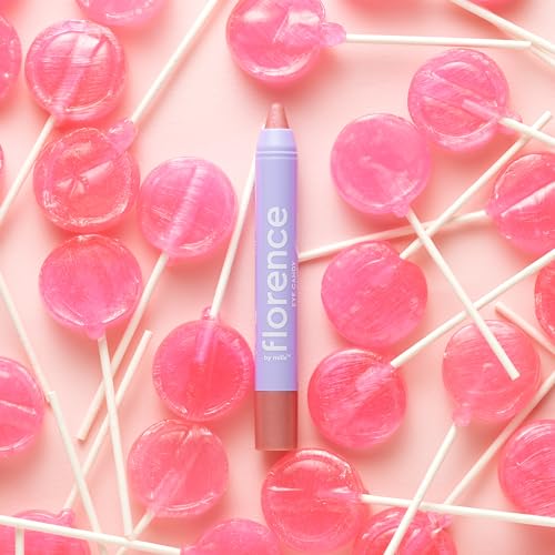 Florence by Mills Eyecandy Eyeshadow Stick Lolli Pink Shimmer 0.063oz - Long-Wear, Waterproof