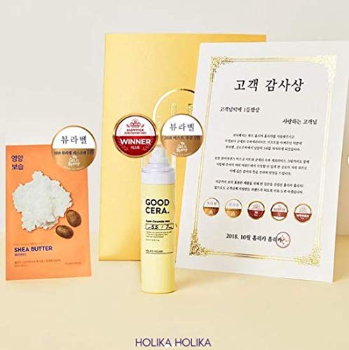 HOLIKA HOLIKA Good Cera Super Ceramide Facial Spray - pH 5.5 Hydrating Mist with Triple Ceramide & Botanical Oils, 4.05 fl oz