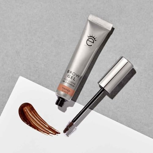 Eyeko Tinted Brow Gel Light Brown - Natural Flexible Hold with Keratin, 8ml