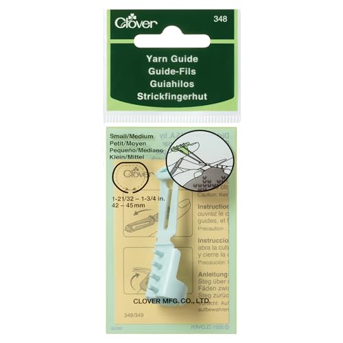 Clover 348 Yarn Guide - Finger Ring for Easy Color Separation