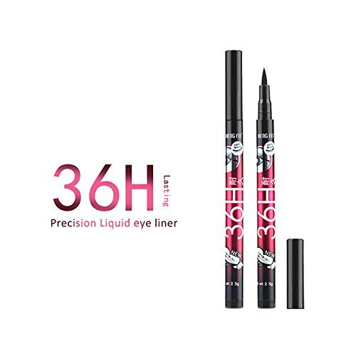 LUKYUS 2pcs Waterproof Black Eyeliner Pencil Set - Long Lasting Eye Makeup