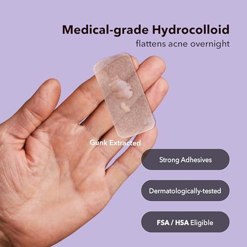 Avarelle Hydrocolloid Acne Patches with Tea Tree Oil - 8 XL