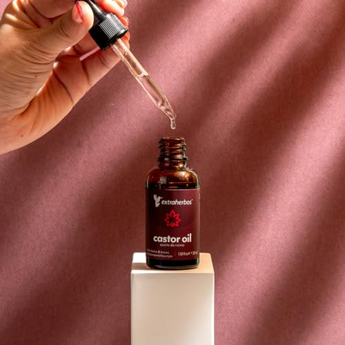 Pure Cold-Pressed Castor Oil for Hair Growth & Eyelash Enhancement - 30ml