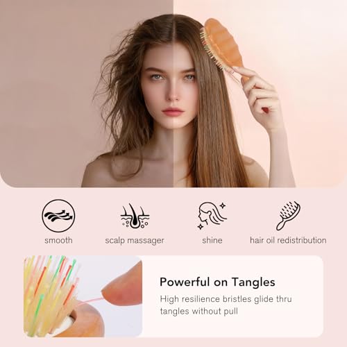 Sofmild Boar Bristle Hair Extension Brush - Normal Variant