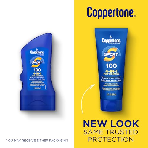 Coppertone SPORT Sunscreen Lotion SPF 100 - Water-Resistant, 3 Fl Oz