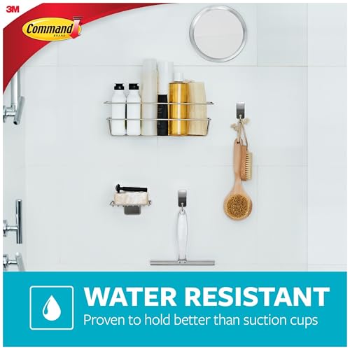 Command Bath Mirror Wall Mount with Removable Strips – No Tools Needed
